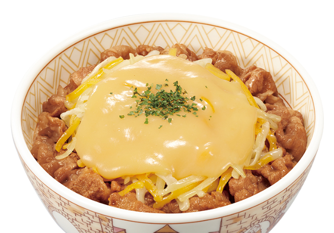 image of Gyudon with 3 Cheeses