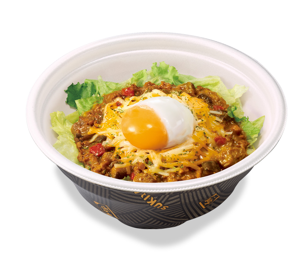 チーズスパイシーキーマカレー丼