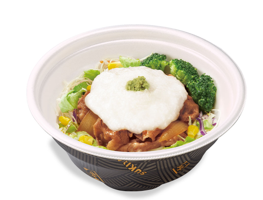 わさび山かけ<br>牛丼ライト